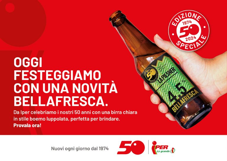 Iper La grande i presenta due prodotti limited edition per celebrare 50 anni di attività